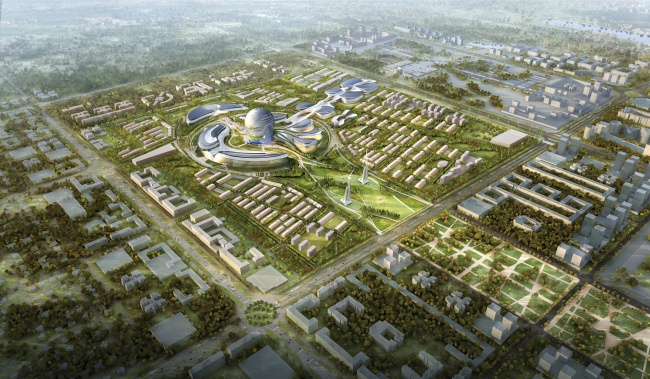 Комплекс Экспо-2017 &copy; Adrian Smith + Gordon Gill Architecture